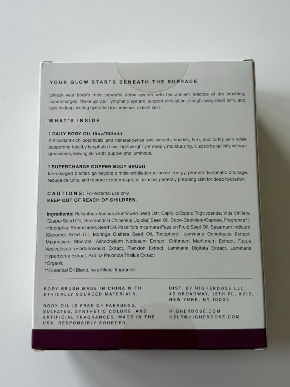 NWT HigherDOSE Lymphatic Flow Ritual Set - Picture 2 of 2